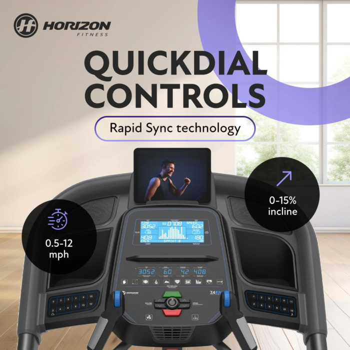 Horizon 7.4AT @Zone Treadmill - Image 3