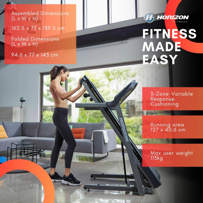 Horizon TR 5.0 @Zone Treadmill - Image 3
