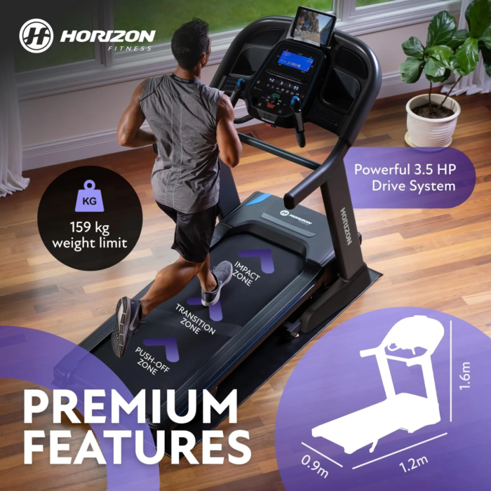 Horizon 7.4AT @Zone Treadmill - Image 6