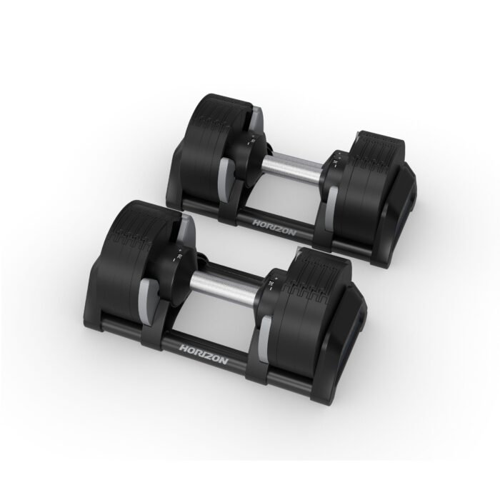 Horizon Adjustable Dumbbells Pair 2 - 20Kg - Image 1