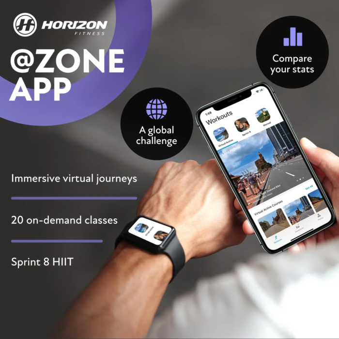 Horizon 7.4AT @Zone Treadmill - Image 7