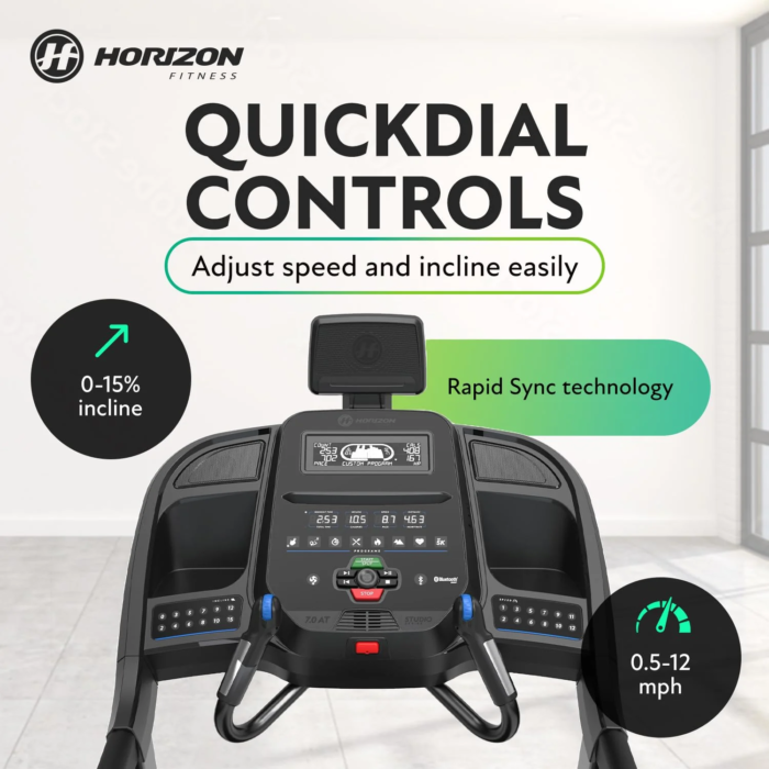 Horizon 7.0AT @Zone Treadmill - Image 6