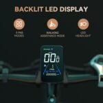 ESKUTE M100 Electric Bike, 27.5" Electric Mountain Bike, 250W Brushless Motor, 36V 10.4Ah Removable Battery, LED Display, E-MTB E-bike Electric Bicycle For Adults Men Women - Image 4